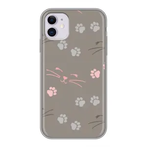 Чохол з малюнком кіт на iPhone 11 (Лапи і вуса)