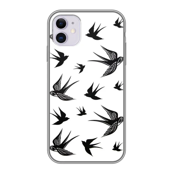 Чехол с принтом «Ласточки» для iPhone 11