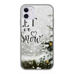 Новорічні, Святкові Чохли для iPhone 11 - 2024 год (Let it snow)