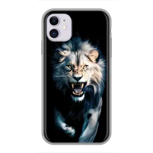 Чехол с принтом «Лев в темноте» для iPhone 11