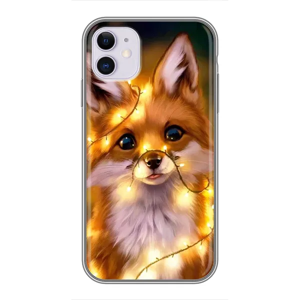 Чехол с принтом «Лисичка в гирляндах» для iPhone 11 Чехол с принтом «Лисичка в гирляндах» для iPhone 11