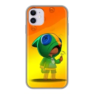 Чехол для iPhone 11 Бравл Старс (VPrint) (Хлопчик Леон)