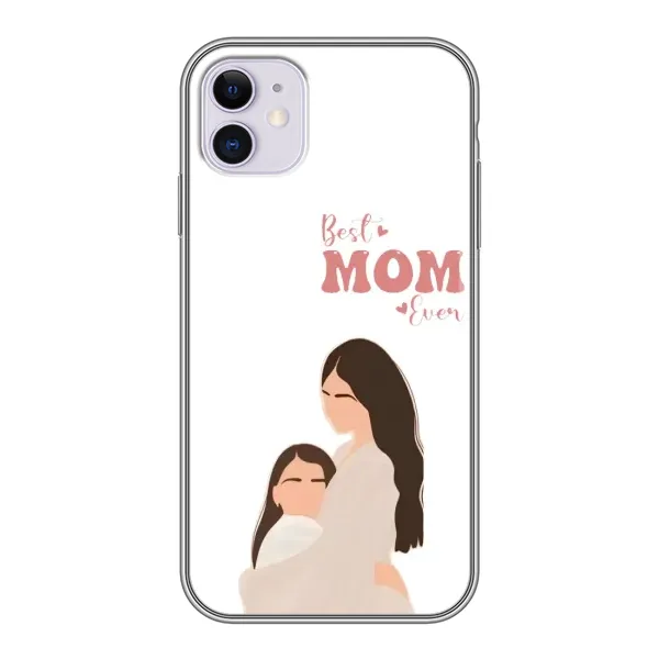 Чехол с принтом «Мама и дочка» для iPhone 11
