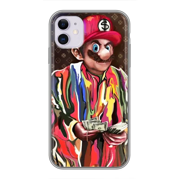 Чехол с принтом «Mario LV» для iPhone 11