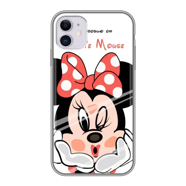 Чехол с принтом «Маус Минни» для iPhone 11