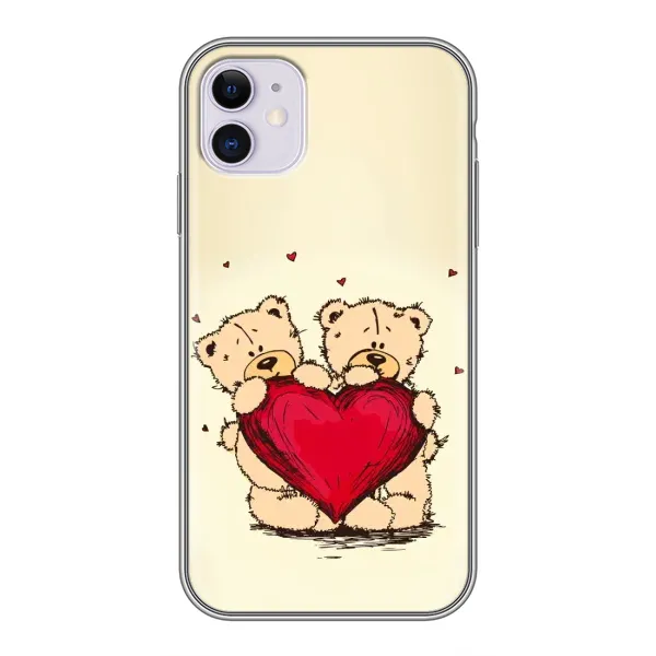 Чехол с принтом «Медвежонки» для iPhone 11