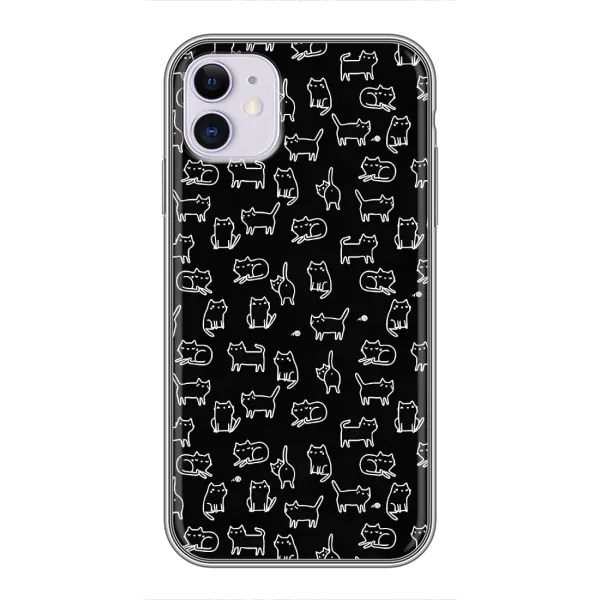 Чохол з принтом «Маленькі котики» для iPhone 11