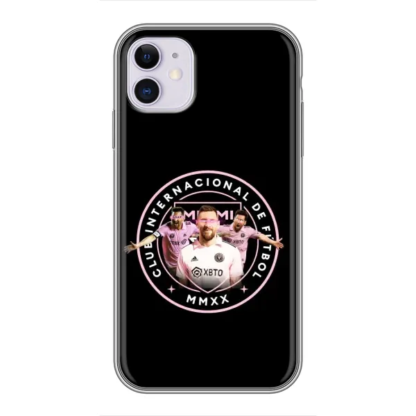 Чехол с принтом «Месси в лого» для iPhone 11