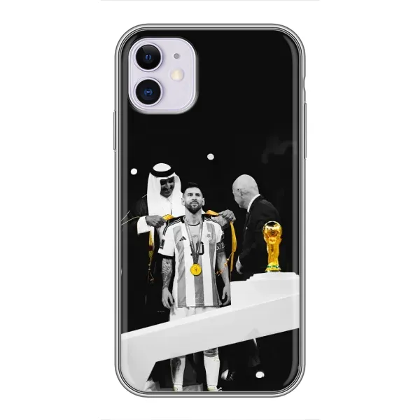 Чехол с принтом «Месси в накидке» для iPhone 11
