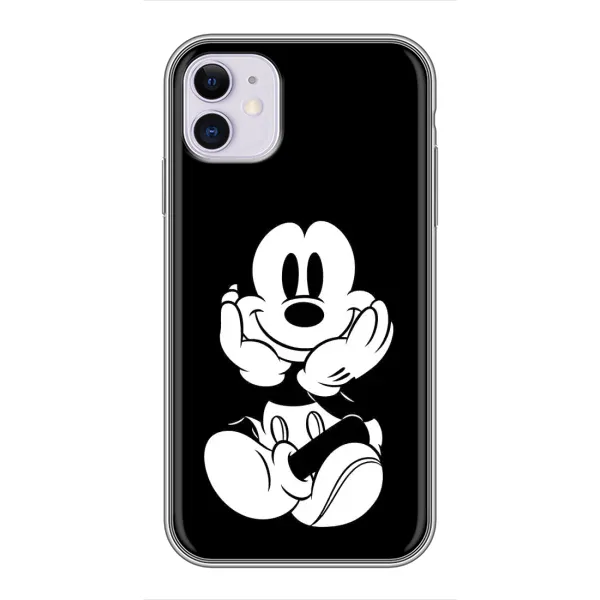 Чехол с принтом «Микки на черном» для iPhone 11