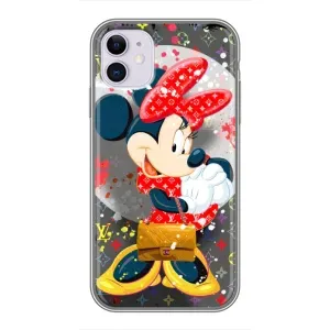 Чохол Disney Mouse iPhone 11 (PREMIUMPrint) (Minni з бантіком)