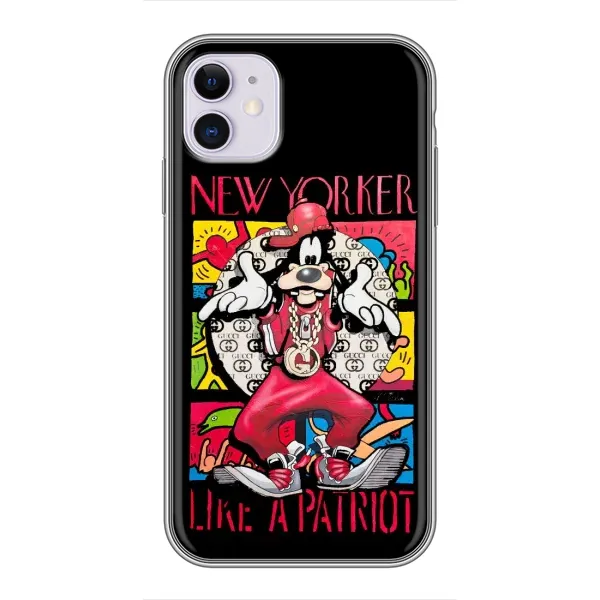 Чехол с принтом «Мультяшный Волк» для iPhone 11