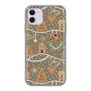 Новорічні, Святкові Чохли для iPhone 11 - 2024 год (Новорічні пряники)