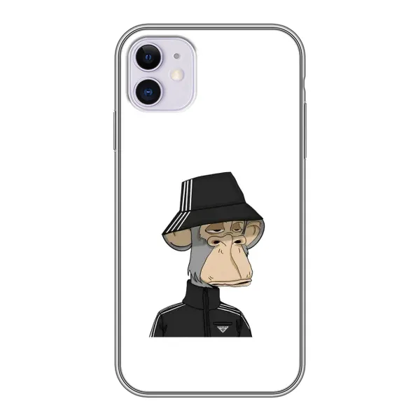 Чохол з принтом «мавпа NFT Adidas» для iPhone 11