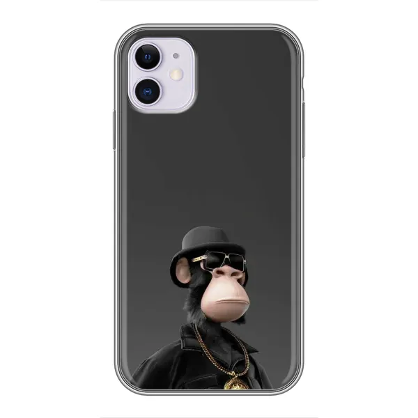 Чохол з принтом «Мавпа NFT» для iPhone 11