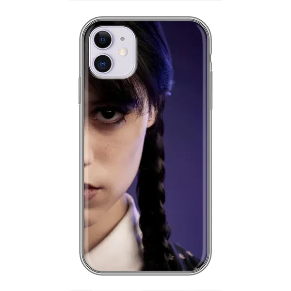 Чохол з принтом «Загадковий погляд Венздей» для iPhone 11 Чохол з принтом «Загадковий погляд Венздей» для iPhone 11