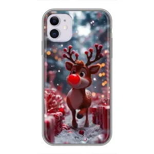 Яскравий чохол для iPhone 11 з Зимові Оленята (Олень серед подарунків)
