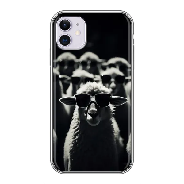 Чехол с принтом «Овечка в очках» для iPhone 11