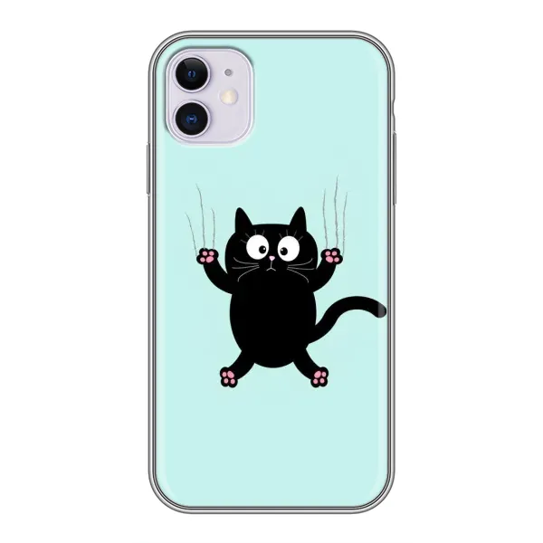 Чохол з принтом «Падаючий кіт» для iPhone 11
