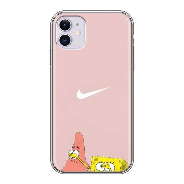 Чехол с принтом «Патрик и Губка» для iPhone 11