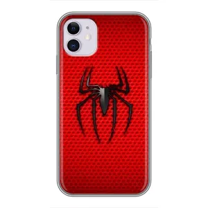 Чохол з людиною павуком для iPhone 11 - (AlphaPrint) (Павук Марвел)