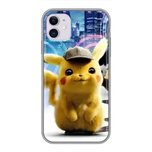 Чохол з Пікачу на iPhone 11 (Пікачу в місті)