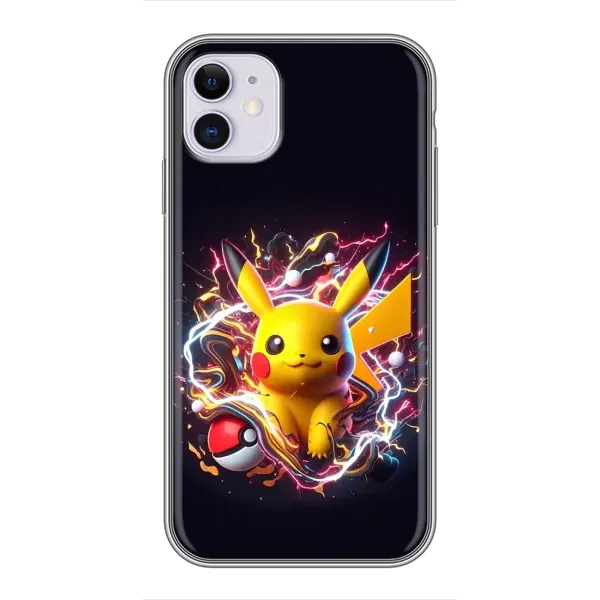Чохол з принтом «Пікачу з м'ячем» для iPhone 11