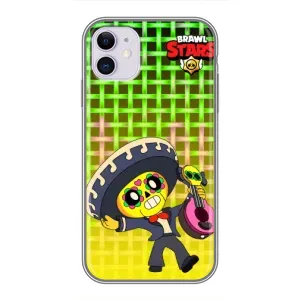 Чехлы Brawl Stars для iPhone 11 (AlphaPrint) (Поко в самбреро)