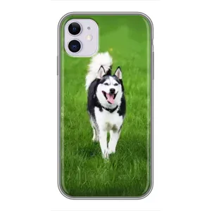 Чохол з Хаскі iPhone 11 - (AlphaPrint) (Радісний Хаскі)