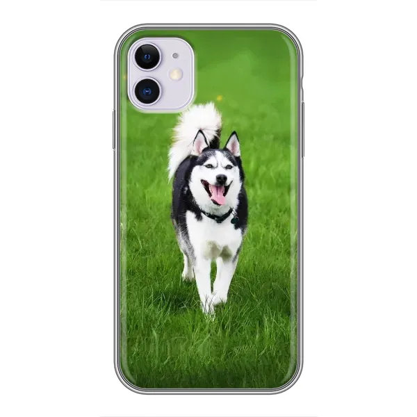 Чехол с принтом «Радостный Хаски» для iPhone 11 Чехол с принтом «Радостный Хаски» для iPhone 11