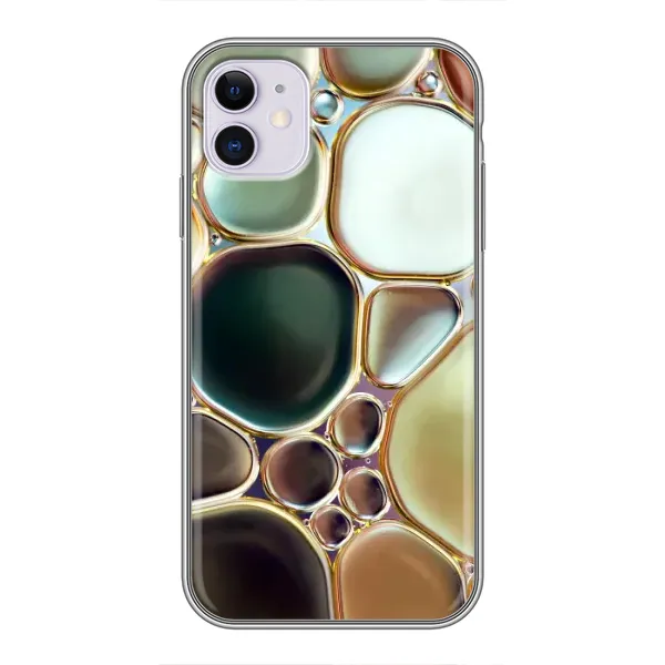 Чехол с принтом «Радужный Мрамор» для iPhone 11