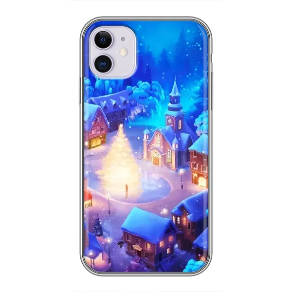 Чохол з принтом «Різдвяне місто» для iPhone 11 Чохол з принтом «Різдвяне місто» для iPhone 11
