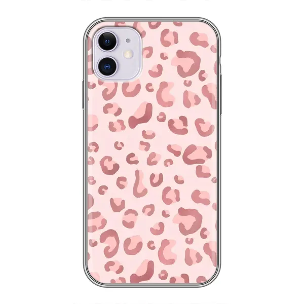 Чехол с принтом «Розовый леопард» для iPhone 11