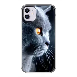 Чохли з Котиками для iPhone 11 (VPrint) (Сірий Кіт)