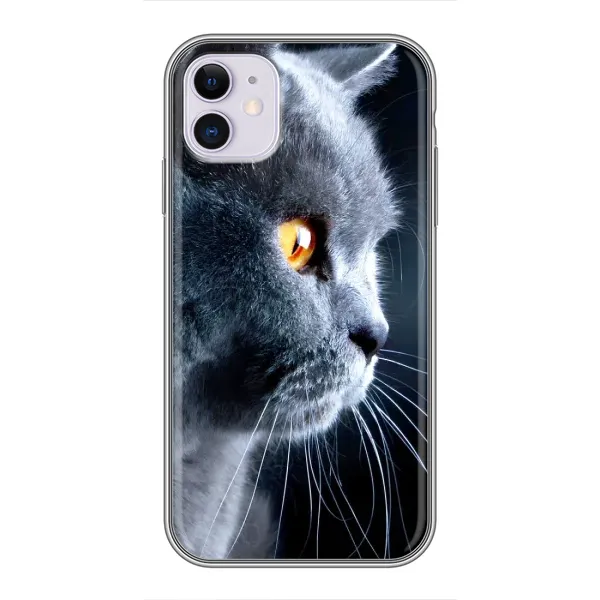 Чехол с принтом «Серый Кот» для iPhone 11 Чехол с принтом «Серый Кот» для iPhone 11