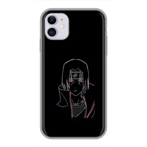 Чохли на тему: Ітачи Учіха для iPhone 11 (AlphaPrint) (силует Ітачі)