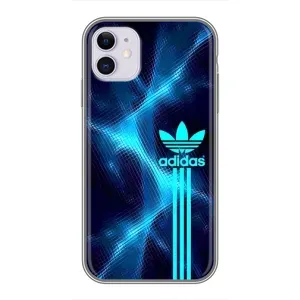 Чохли Адидас для iPhone 11 (AlphaPrint) (Синій Адідас)
