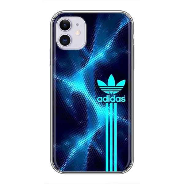 Чехол с принтом «Синий Адидас» для iPhone 11