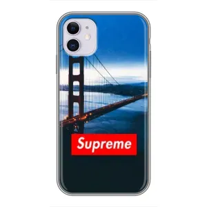 Чеохол для iPhone 11 з картинкою Supreme (AlphaPrint) (Стиль Supreme)