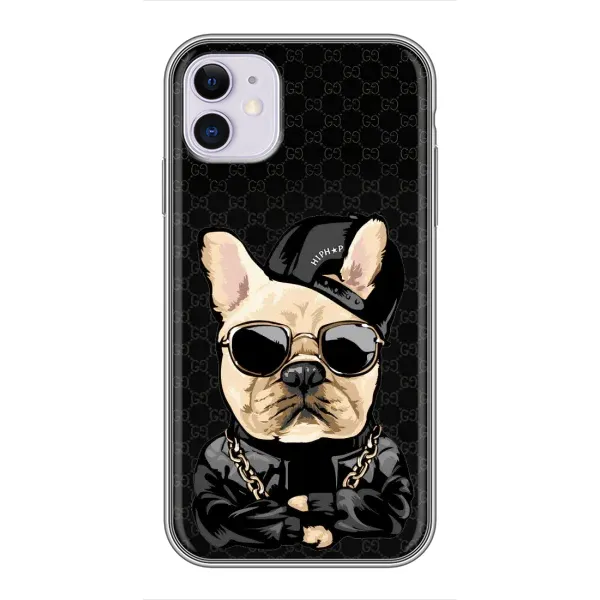 Чехол с принтом «Стильная собака» для iPhone 11