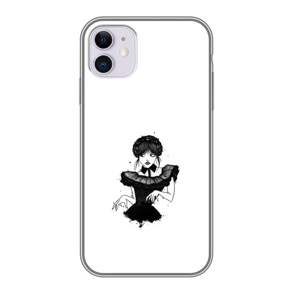Чехол с принтом «танец Уэнздей» для iPhone 11