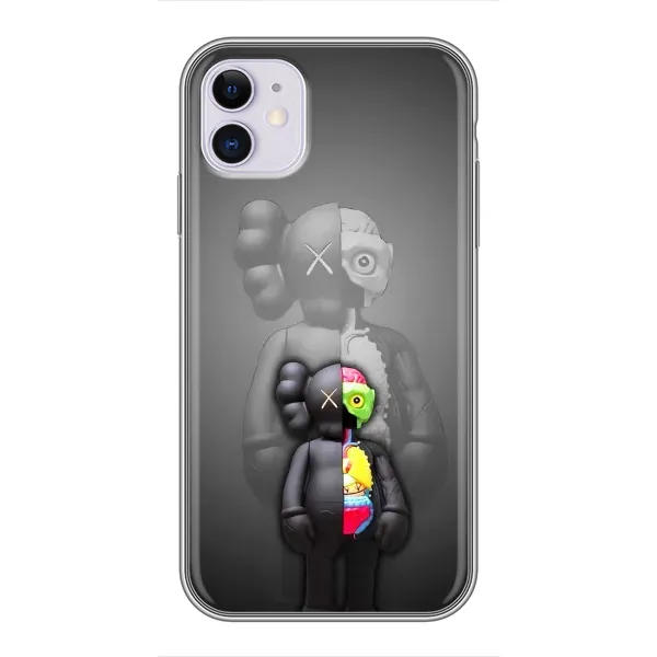 Чехол с принтом «Тело Bearbrick» для iPhone 11