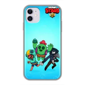 Чехлы Brawl Stars для iPhone 11 (AlphaPrint) (Тріо героїв)