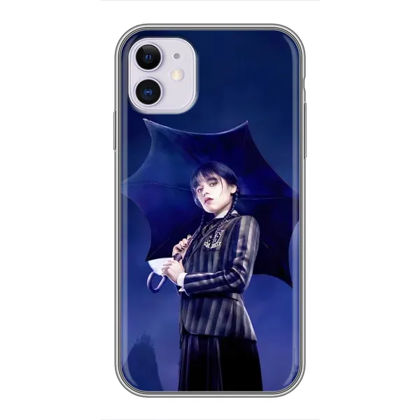 Чехол с принтом «Уэнздей с зонтом» для iPhone 11