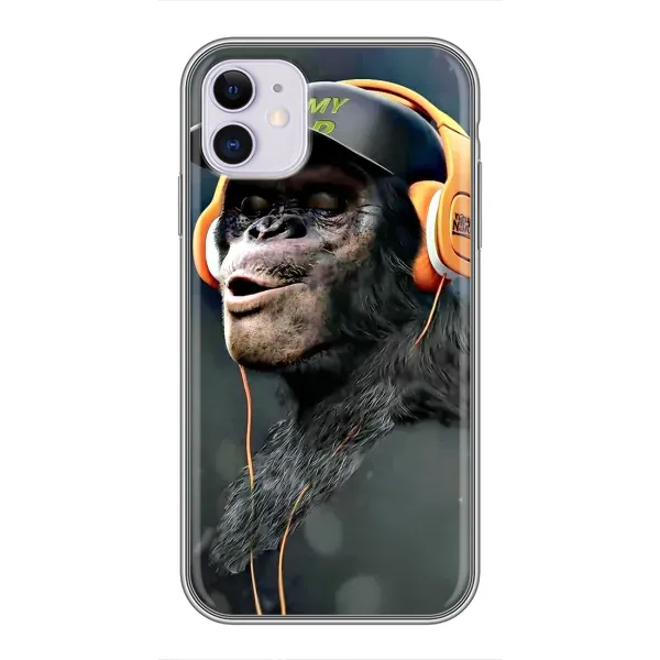 Чехол с принтом «В наушниках» для iPhone 11