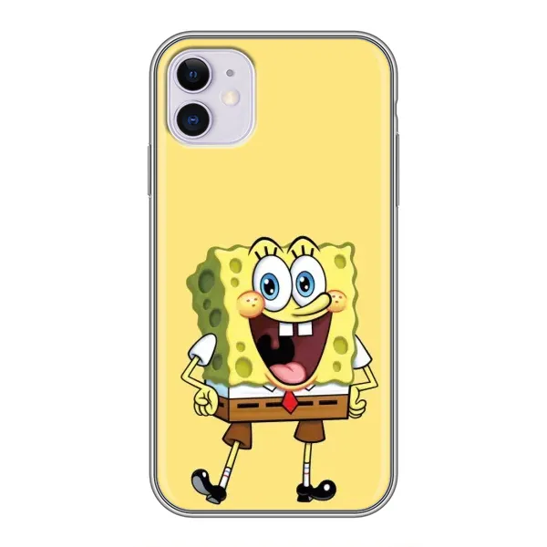 Чехол с принтом «Веселый Спанч Боб» для iPhone 11