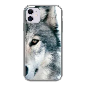 Чохли з картинкою животних iPhone 11 (Вовк)
