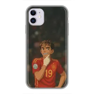 Чехол с футболистом Ламин Ямаль iPhone 11 (Ямаль аниме)