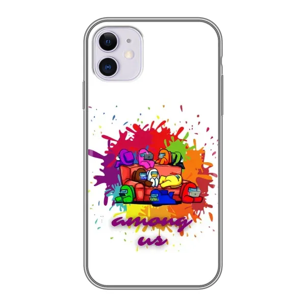 Чехол с принтом «Яркий АмонгАс» для iPhone 11