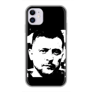 Чохол для iPhone 11 (AlphaPrint - с принтом Зеленського) (Зеленский АРТ)